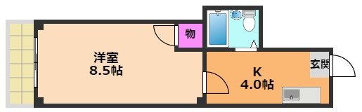 【間取り】 | ハイツ88