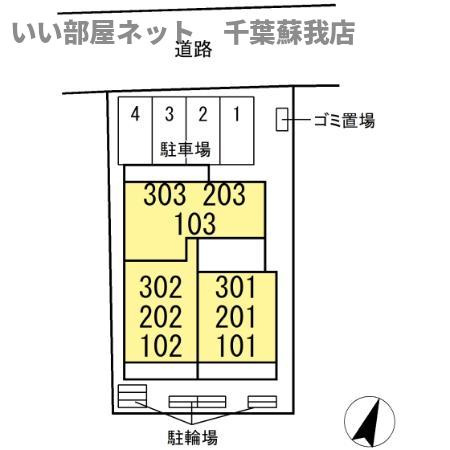 D-SOLACE末広4丁目の区画図