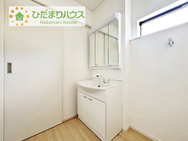 【独立洗面台】 | 龍ケ崎市緑町第4　新築戸建 | シンプルで使い勝手の良い独立洗面台！