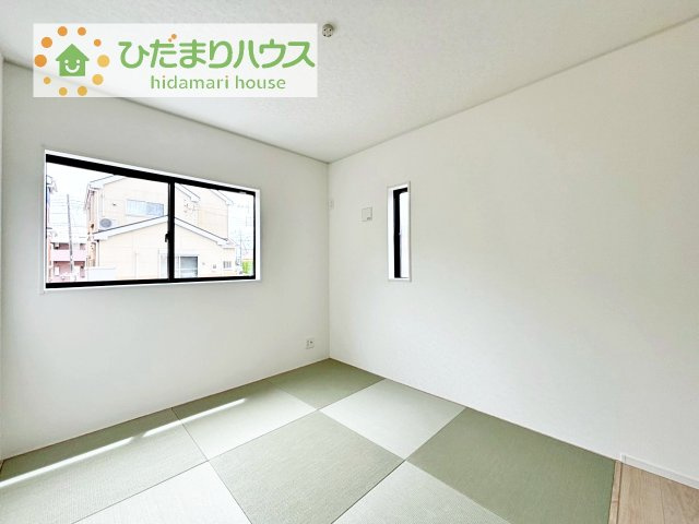 【和室】 | 龍ケ崎市緑町第4　新築戸建 | すぐ横になれる和室は、みんなの憩いの場(*^-^*)
