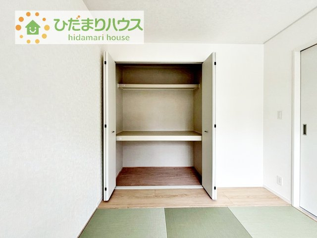 【収納】 | 龍ケ崎市緑町第4　新築戸建 | 和室にも大容量のクローゼット完備！
お布団やお子様のおもちゃなどがスッキリ収納できますね(^^♪