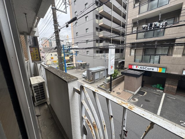 北松戸マンションのバルコニー