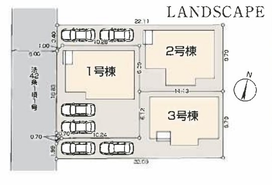 【3号棟　区画図】