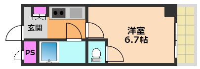 フルーレ高槻の間取り