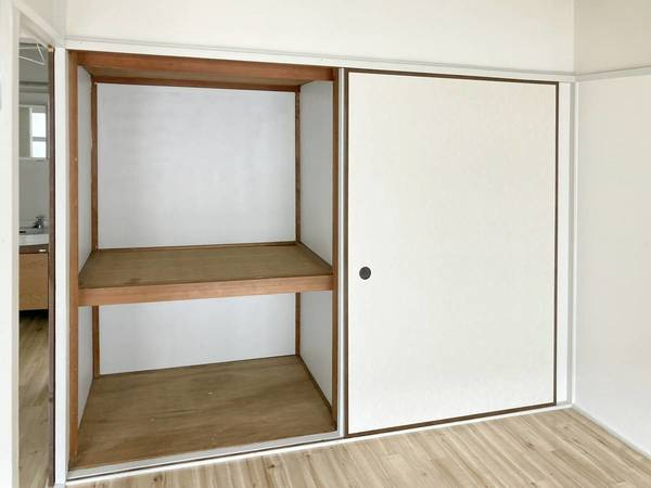 ビレッジハウス台宿2号棟の収納|ビレッジハウスの同一物件・同一タイプの間取りの写真です