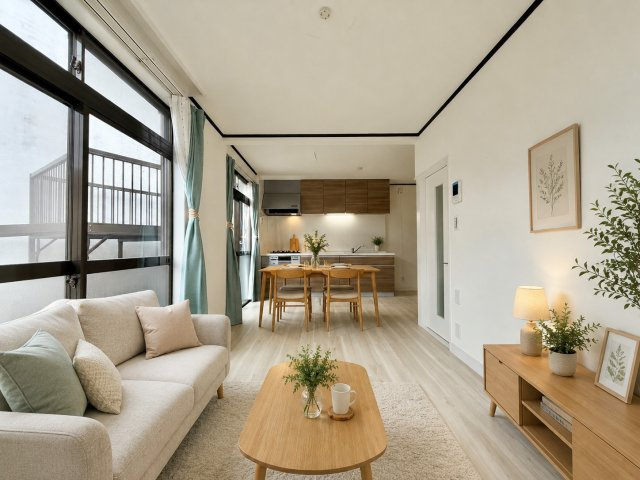 瑞穂区仁所町２丁目戸建の居間・リビング