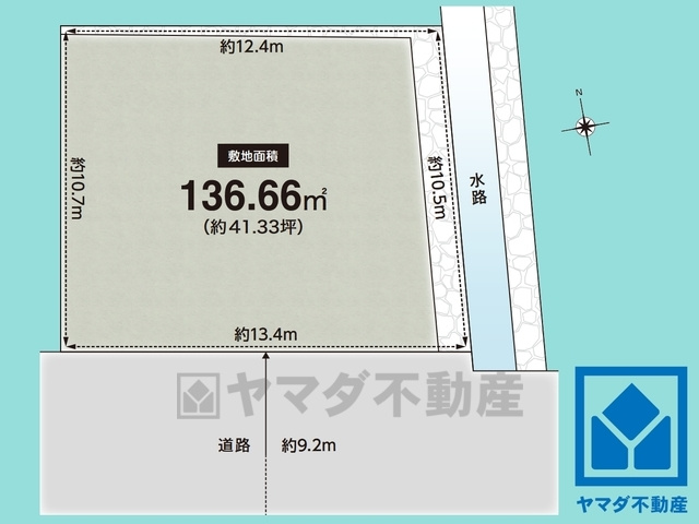 西宮市生瀬高台の土地図