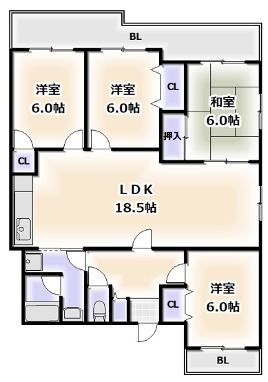 【間取り】 | ライフステージヨシダ