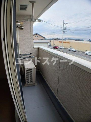 フラン　カーサⅡのバルコニー|高崎、前橋のお部屋探しはエンドスケープまで！お客様の理想お聞かせ下さい♪