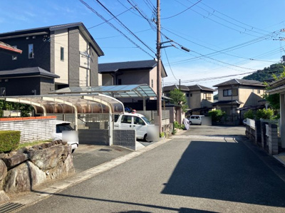 【前面道路含む現地写真】 | 桂坂　大枝北沓掛町三丁目 一戸建