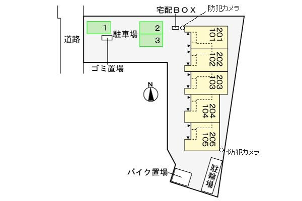 ヒカルサ東京立川の駐車場