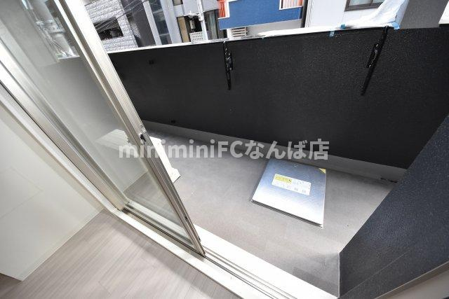 ワールドアイ京町堀のバルコニー