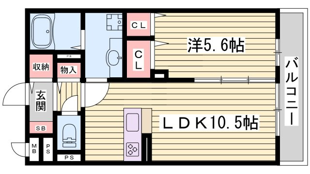 メゾン・ド・クルーの間取り