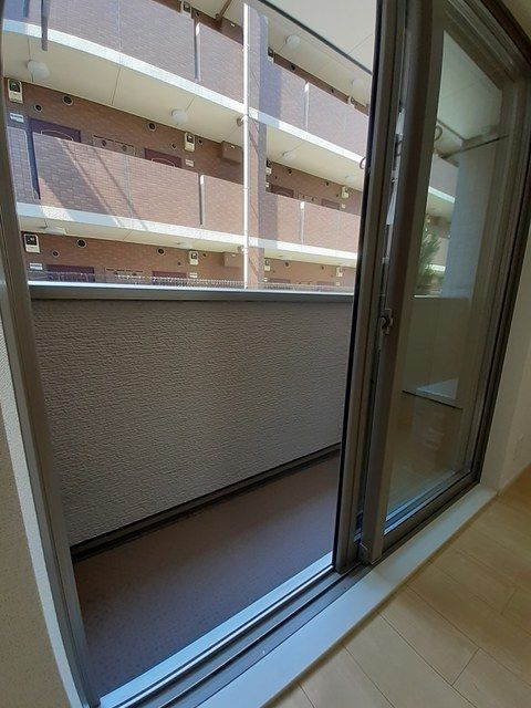 ラフィネ堀之内のバルコニー
