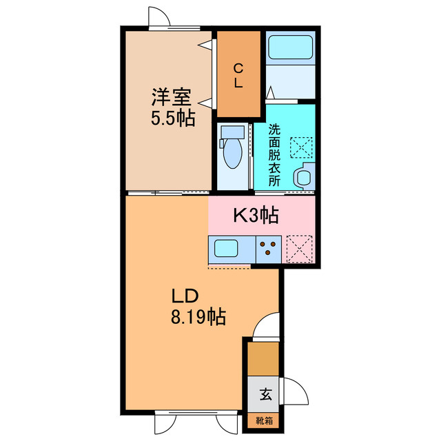 ユーフォリアⅠの間取り