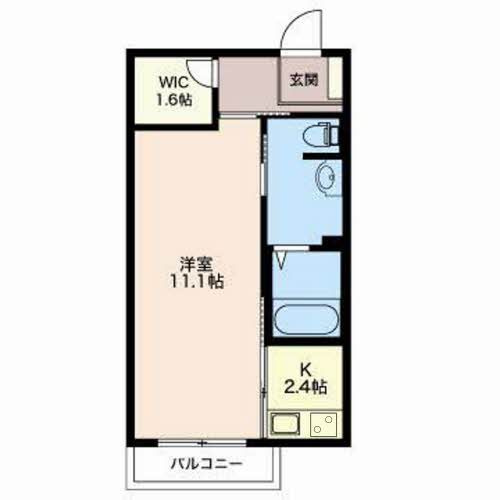 ブエノス中川の間取り