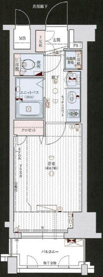 【間取り】 | プレサンス新大阪ステーションフロント