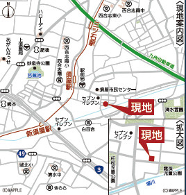 クレイドルガーデン合志市須屋第１９の地図