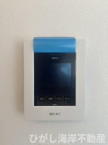 茅ヶ崎市南湖3丁目　新築戸建　全2棟のセキュリティ|TVモニター付きインターフォン