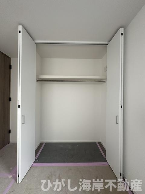 茅ヶ崎市南湖3丁目　新築戸建　全2棟の収納|6月5日撮影　建築中　各居室　収納スペース付き