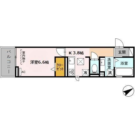 トレンタ氷室の間取り