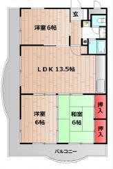 シーサイドヌーベル重の間取り