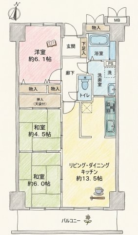 「生活施設が充実」高知市一宮南町1丁目サーパスシティ高知2　中古マンション