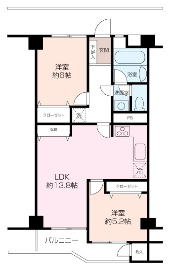 市ドリームハイツ3号棟の画像