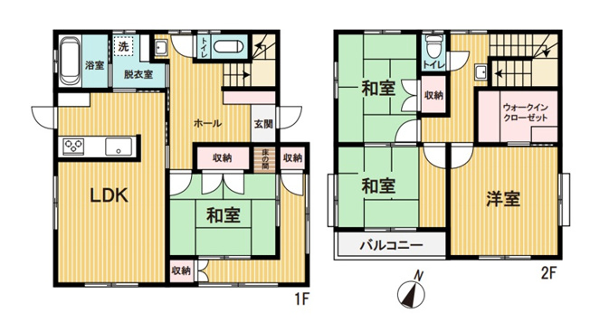 【間取り】 | 藤岡市藤岡　中古住宅