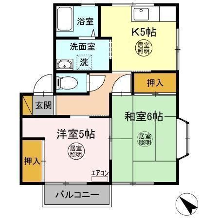 【間取り】 | サウスコーポA