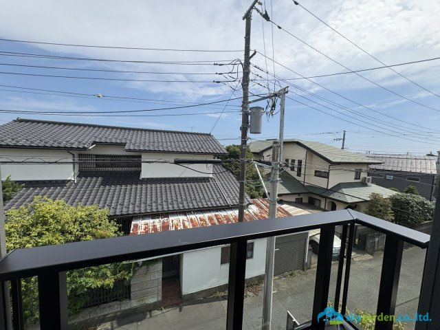 藤沢市辻堂太平台　新築戸建　全1棟のバルコニー|落ち着いた時間を過ごせるバルコニーです