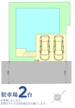 藤沢市辻堂太平台　新築戸建　全1棟の区画図
