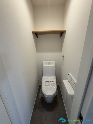 藤沢市辻堂太平台　新築戸建　全1棟のトイレ|トイレも気になるポイント