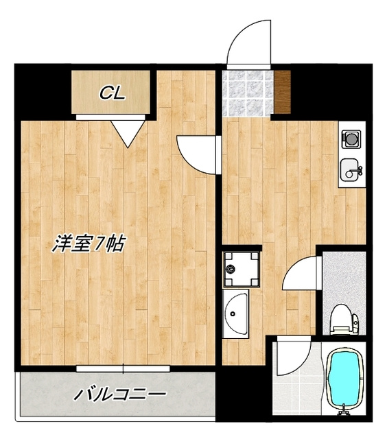 パレマロンⅡの間取り|間取図です。