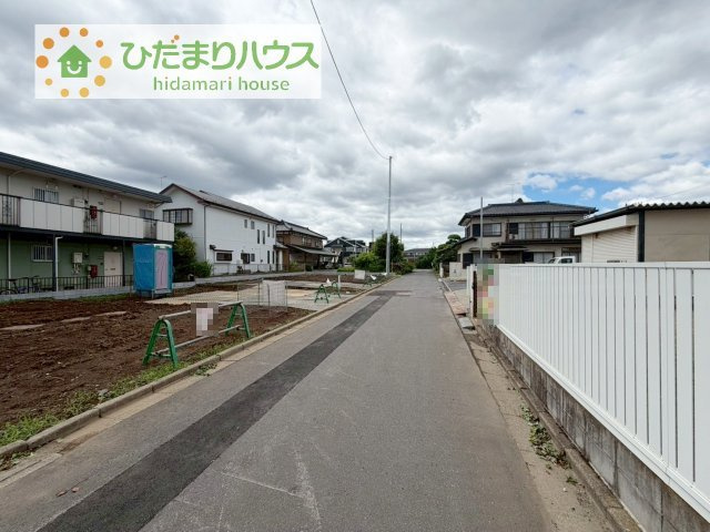 【前面道路含む現地写真】 | つくば市高野台3丁目10番　新築戸建　B号棟 | （6/1撮影）