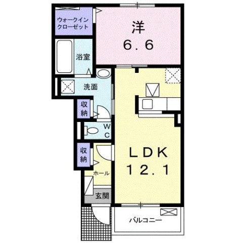 【間取り】 | ヴィラ　アルテミア　Ⅰ