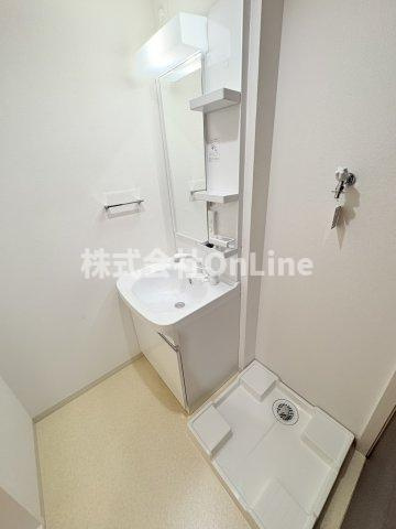 yumaison westの洗面所