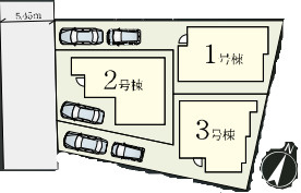 兼六パークタウン大宮　8期　新築一戸建て　03の区画図|3号棟