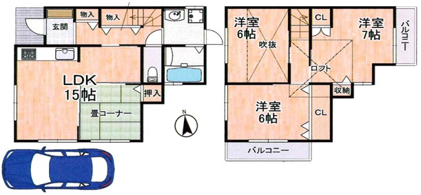 【間取り】 | K22093-金閣