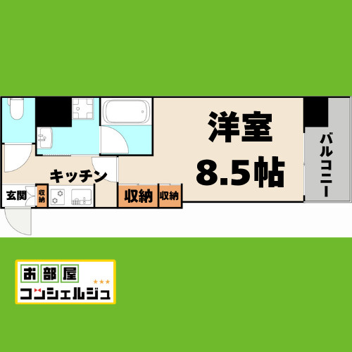 グランエターナ名古屋鶴舞の間取り