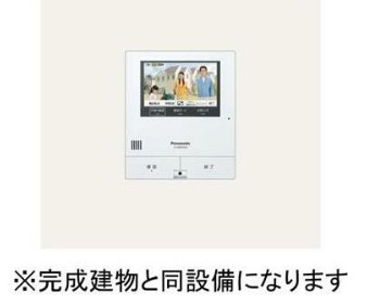 【セキュリティ】 | サニーレジデンスＢ | モニター付きインターホンです。※同一仕様です。