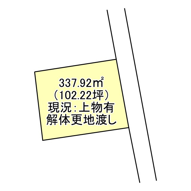 西条市喜多川375-4　売土地の土地図