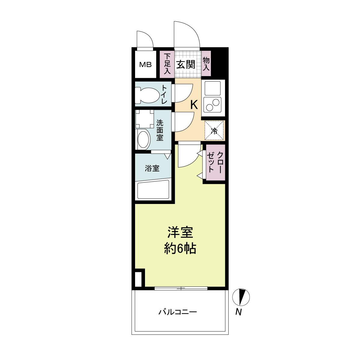 Ｍ－ＲＥＳＩＤＥＮＣＥ新大阪Ｇａｒｄｅｎの間取り