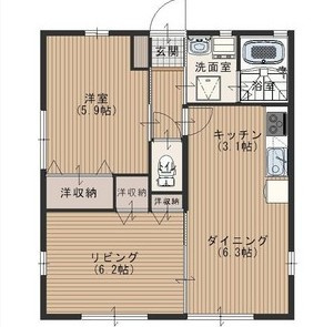 カルム・ハイツの間取り