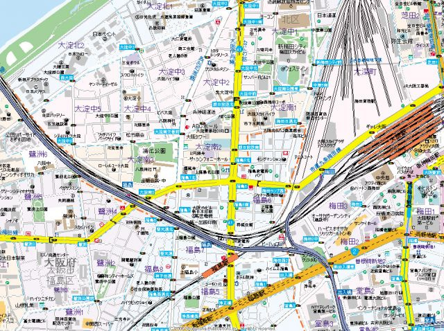 【地図】 | ルチューレ西梅田