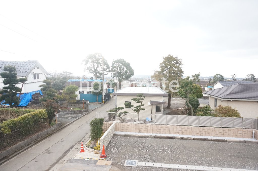 熊本市東区沼山津２丁目のアパートの展望