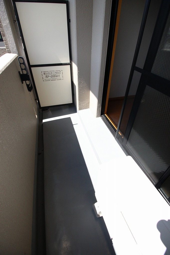 ポラリス弐番館のバルコニー