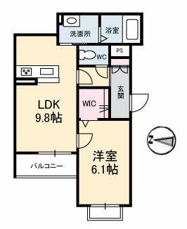 グランベレオ今津の間取り