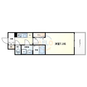 ソルテラスOSAKAJO ESTの間取り|ソルテラスOSAKAJO EST　間取り