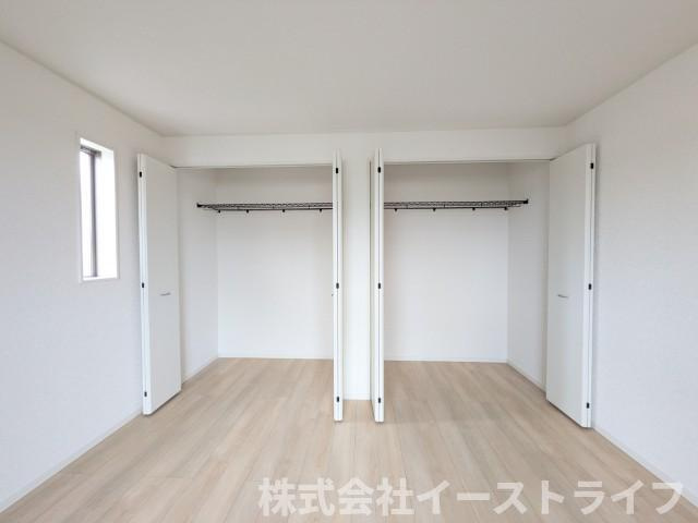 【新築戸建】　いわき市小名浜下神白第3の収納|2号棟写真　大きなスペースがあり、収納には困りません